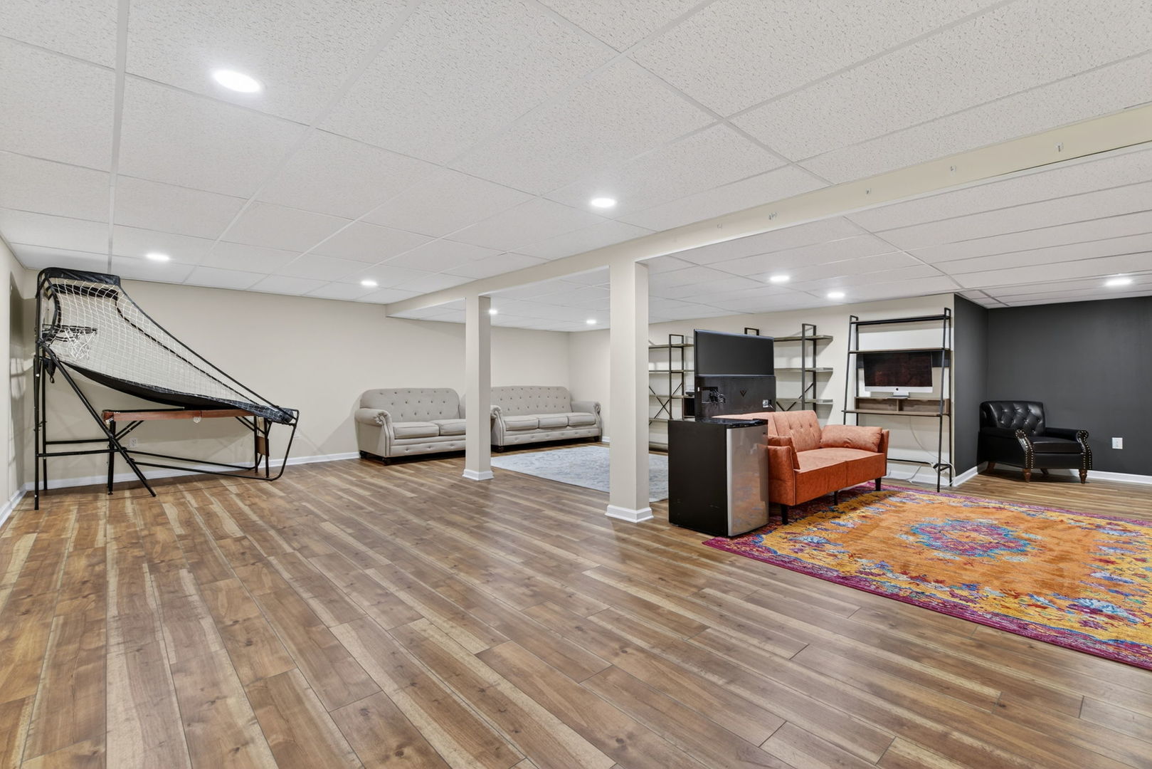 2031 Locust Road Morris, IL 60450 - Photo 23 of 32 a living room with furniture flat screen tv and pool table
