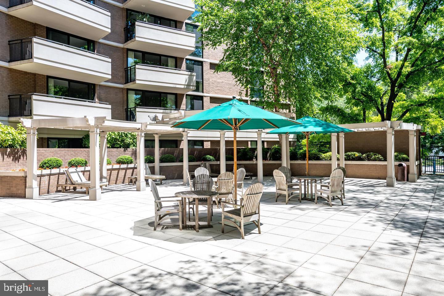 4620 North Park Avenue, Unit 1606E Chevy Chase, MD 20815 - Photo 55 of 73 Patio