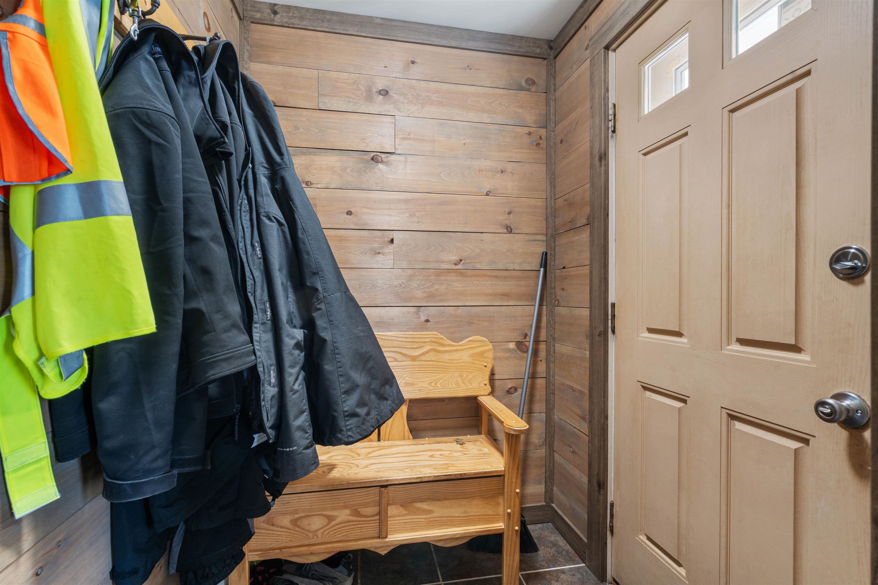 611 12th Avenue East Superior, WI 54880 - Photo 4 of 20 Mudroom featuring wooden walls