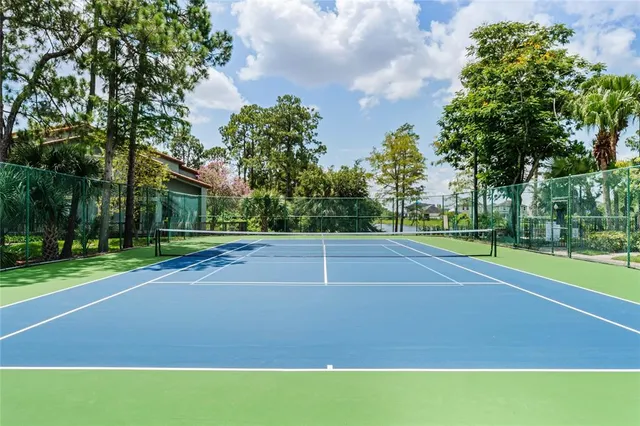 a view of a tennis court