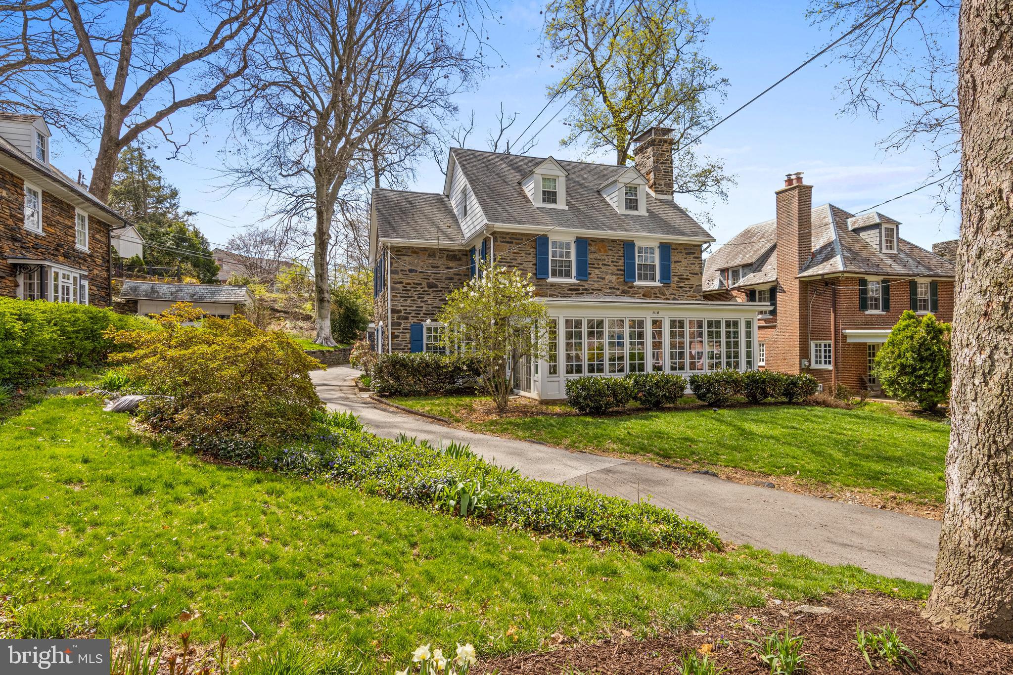 510 Anthwyn Road Merion Station, PA 19066 - Photo 1 of 30 a front view of a house with a yard