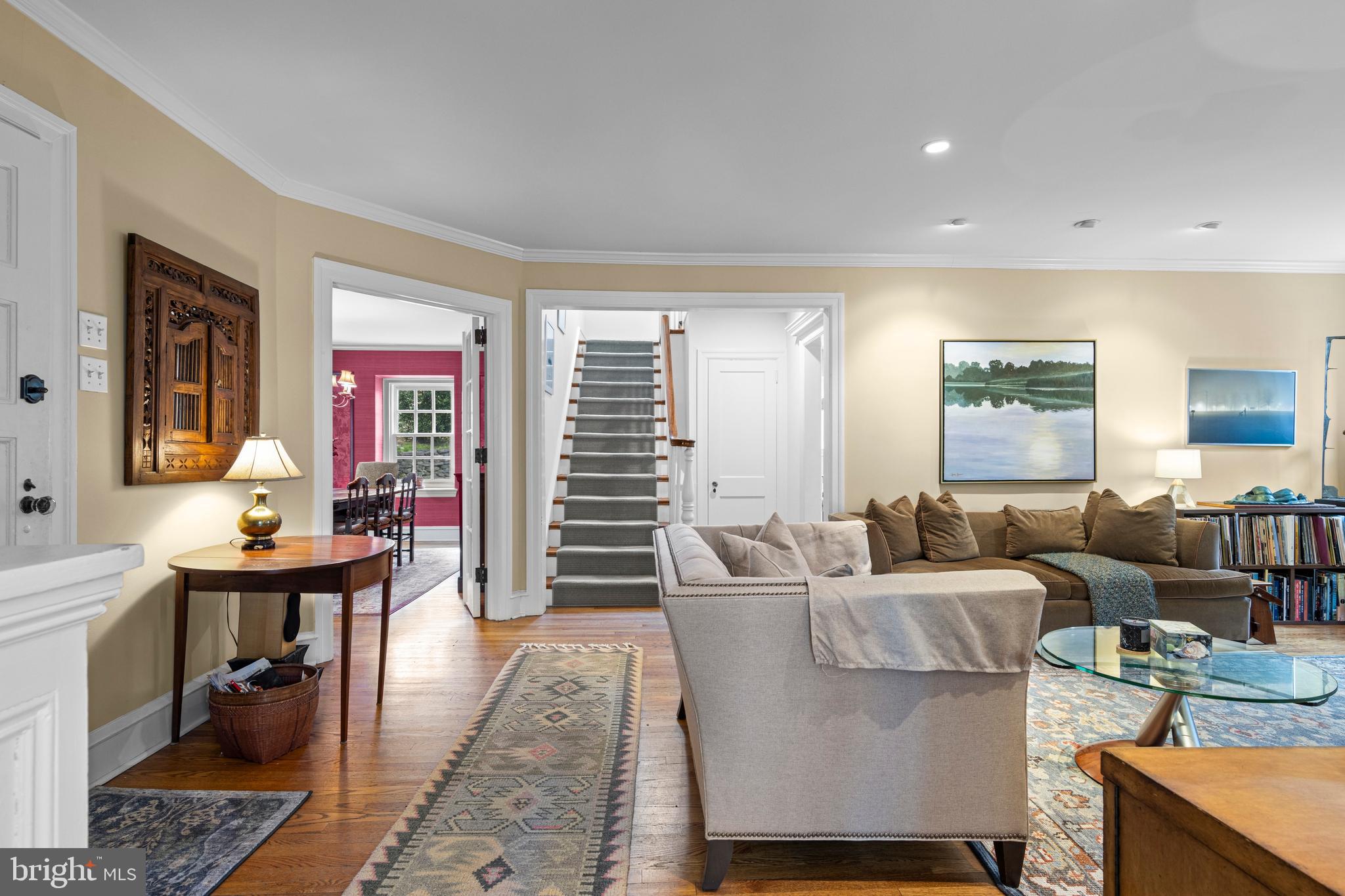 510 Anthwyn Road Merion Station, PA 19066 - Photo 7 of 30 a living room with furniture and wooden floor