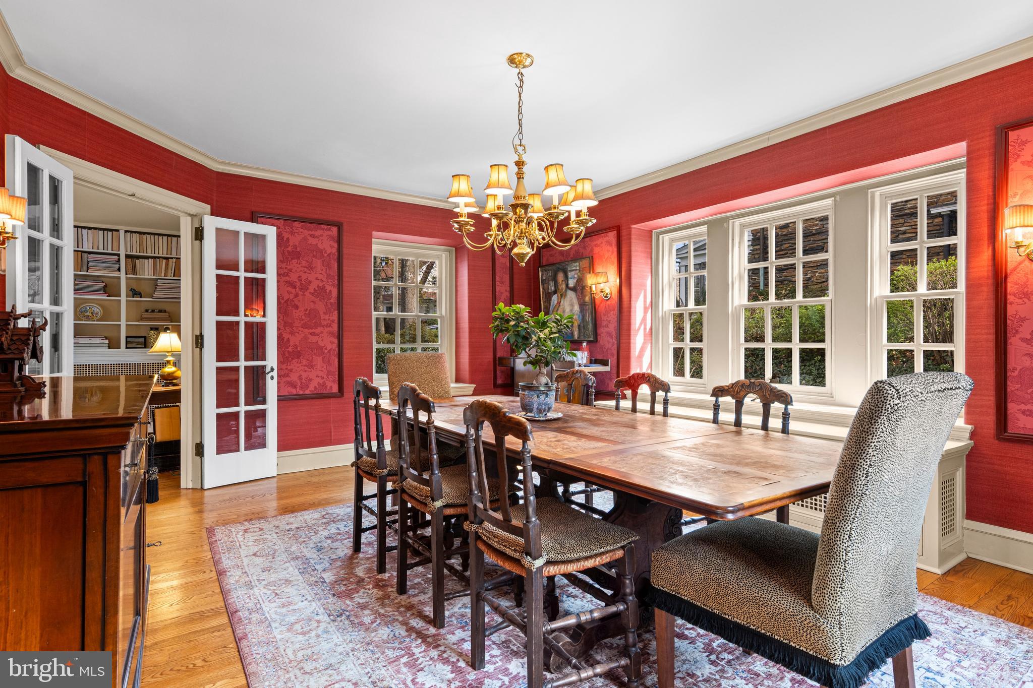 510 Anthwyn Road Merion Station, PA 19066 - Photo 8 of 30 a view of a dining room with furniture window and outside view