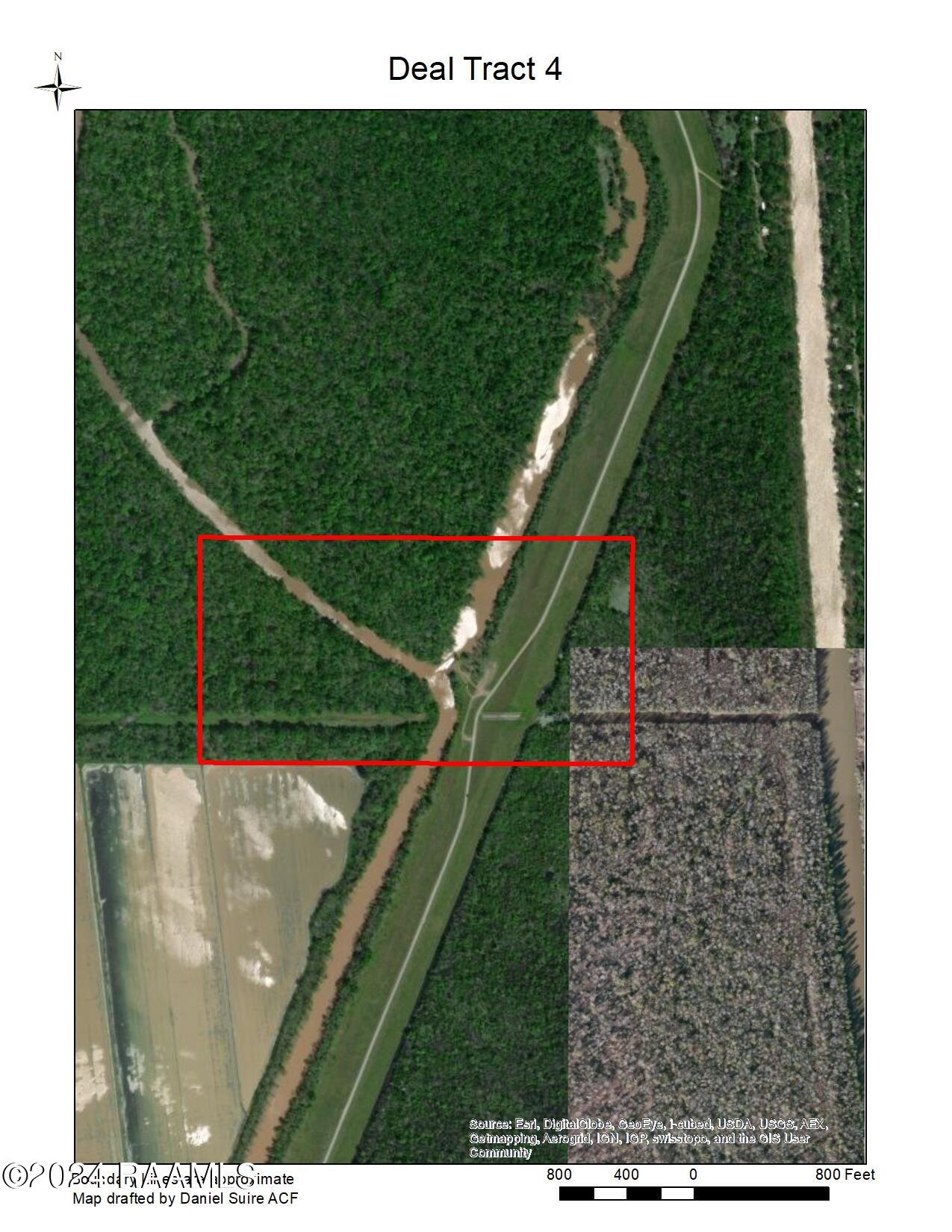 4 South Levee Road Port Barre, LA 70577 - Photo 6 of 6 Satellite Imagery with Approximate bound