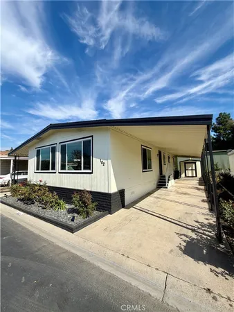 an outdoor space with patio