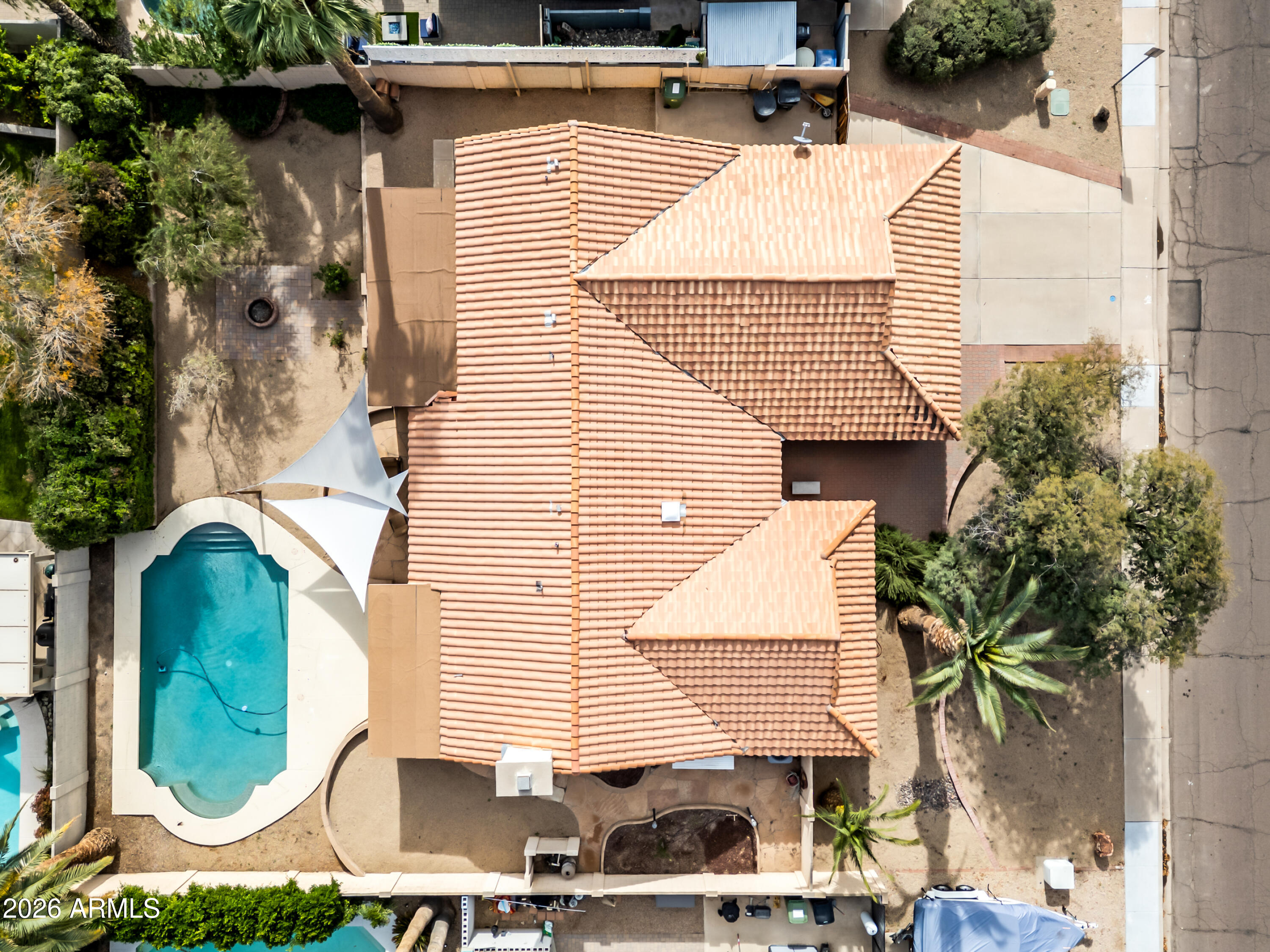 7833 South Terrace Road Tempe, AZ 85284 - Photo 37 of 39 an aerial view of a house