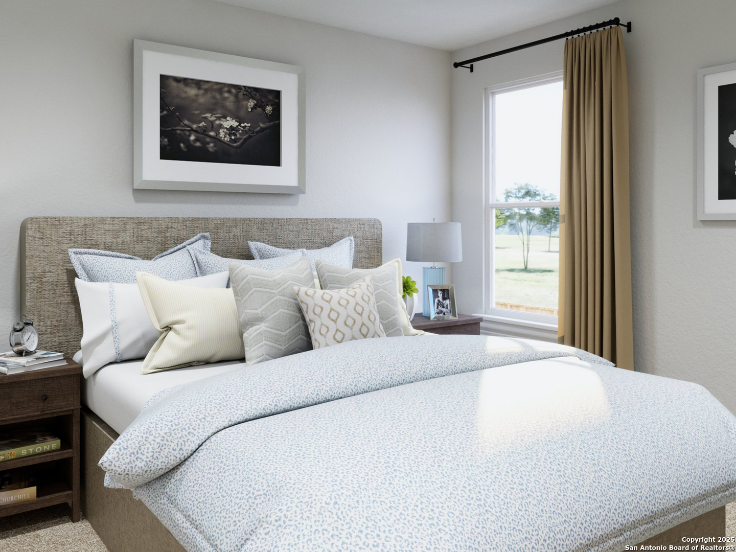 11107 Luckenbach Loop Converse, TX 78109 - Photo 17 of 25 a bedroom with bed and a window