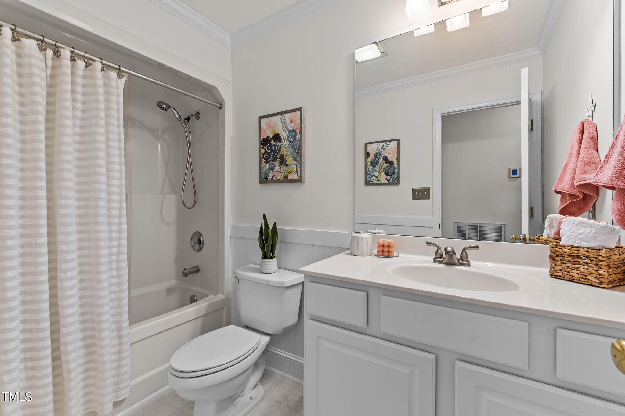 11924 Larka Court Raleigh, NC 27613 - Photo 24 of 44 a bathroom with a sink toilet and shower