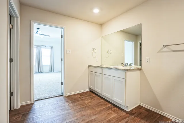 a view of a house with hallway