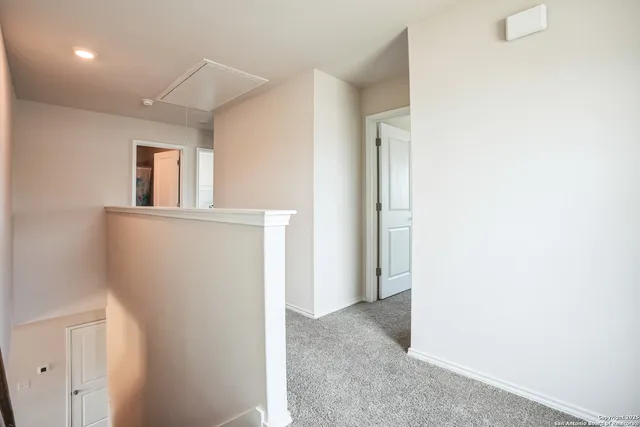 a view of a house with hallway