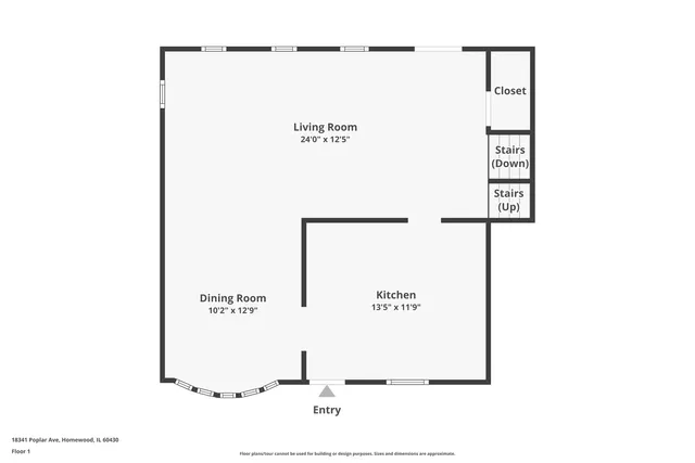 $359,999 | 18341 Poplar Avenue, Homewood, IL 60430
