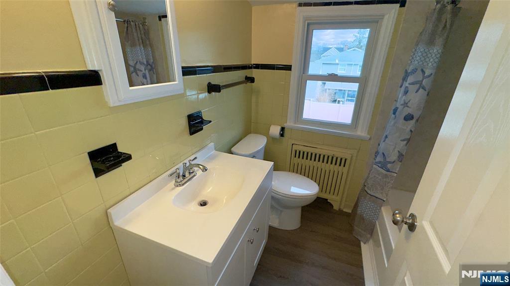 163 Center Street, Unit 2 New Milford, NJ 07646 - Photo 15 of 25 a bathroom with a sink a toilet and a mirror