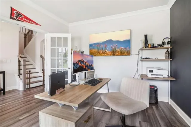 a view of an ocean and beach