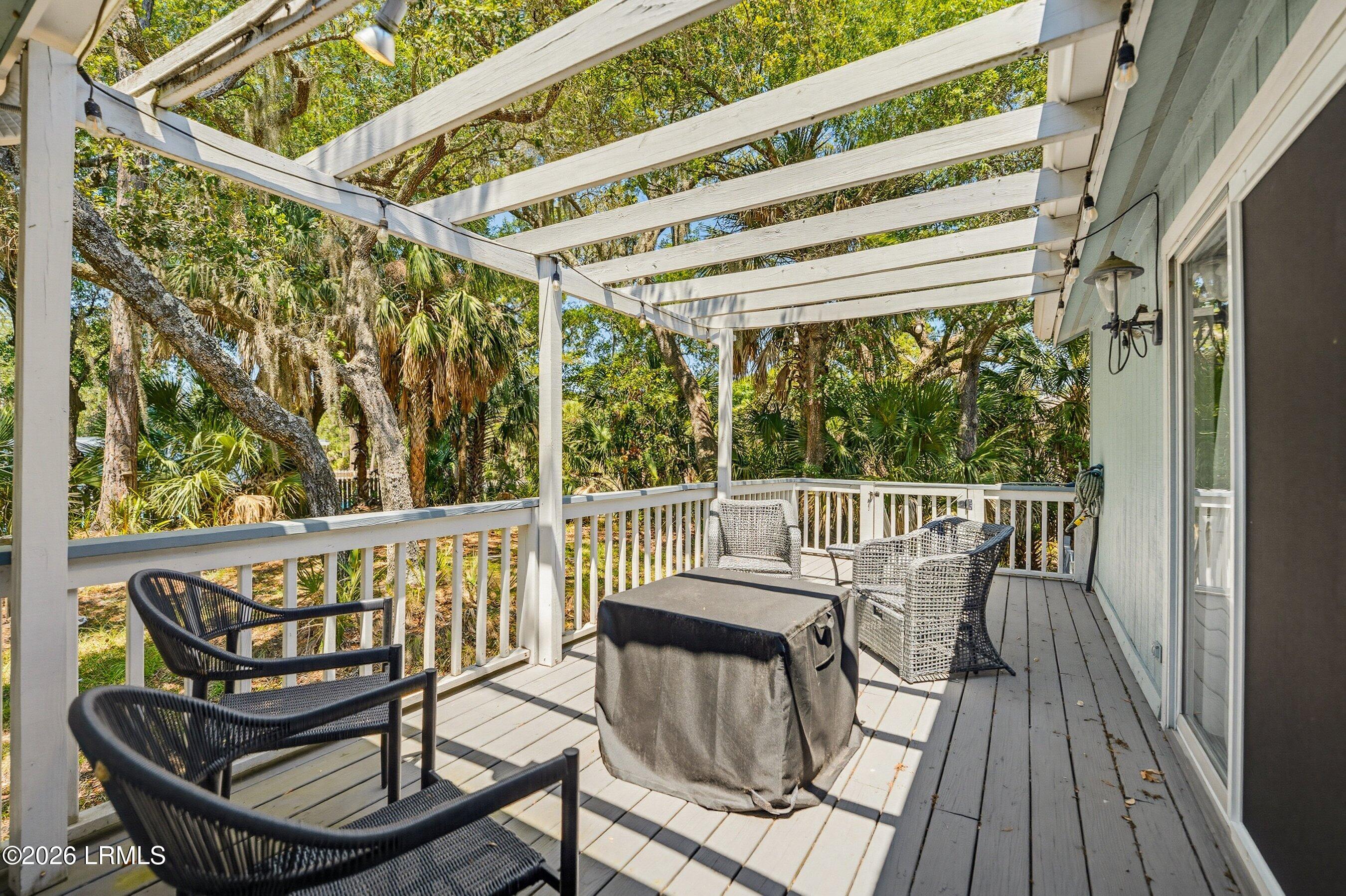 703 Seahorse Road Fripp Island, SC 29920 - Photo 28 of 51 Spacious deck