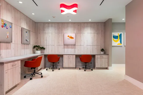 a view of bike storage