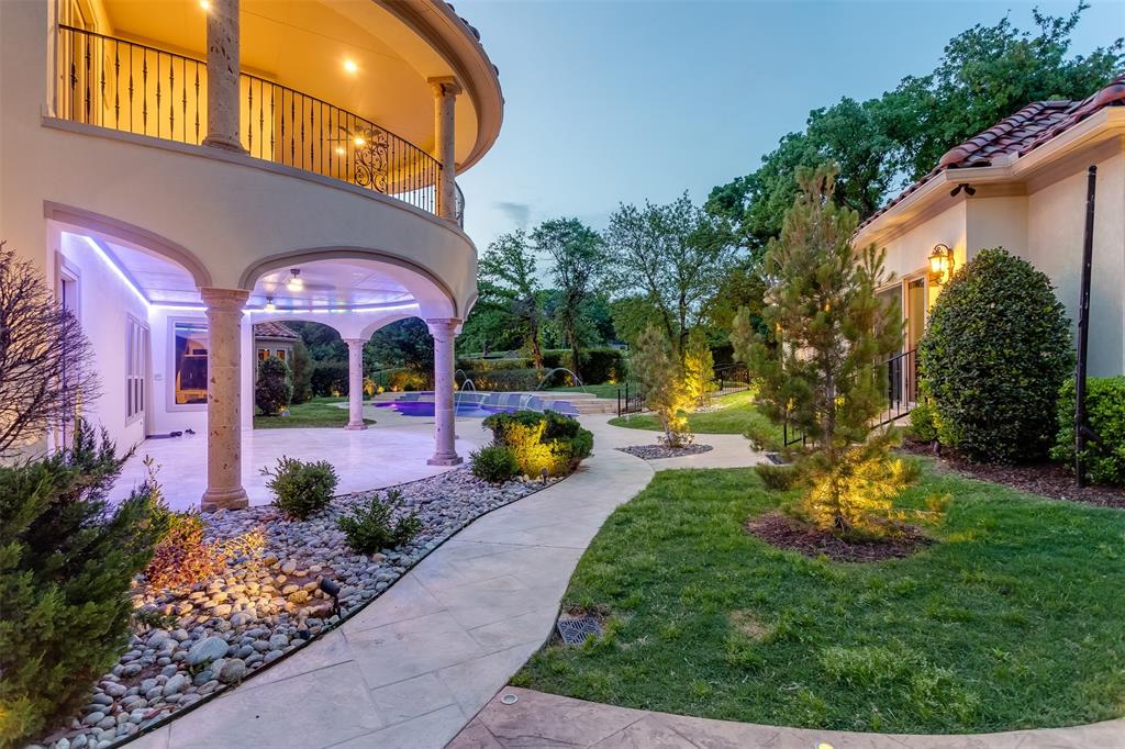 8600 Riviera Court Flower Mound, TX 75022 - Photo 15 of 40 a view of a house with a yard