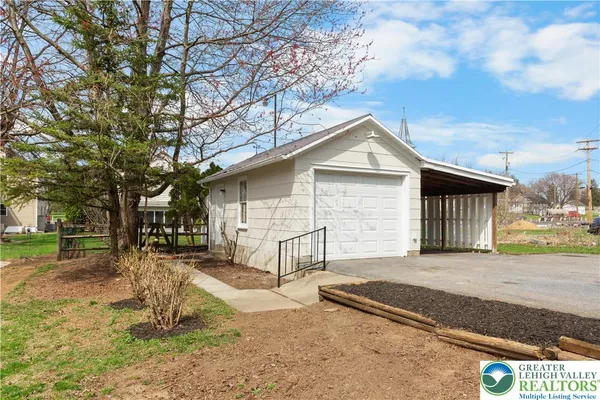 a view of a bike garage
