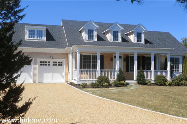 200 Katama Road Edgartown, MA 02539 - Photo 3 of 26 front view of a brick house with a small yard