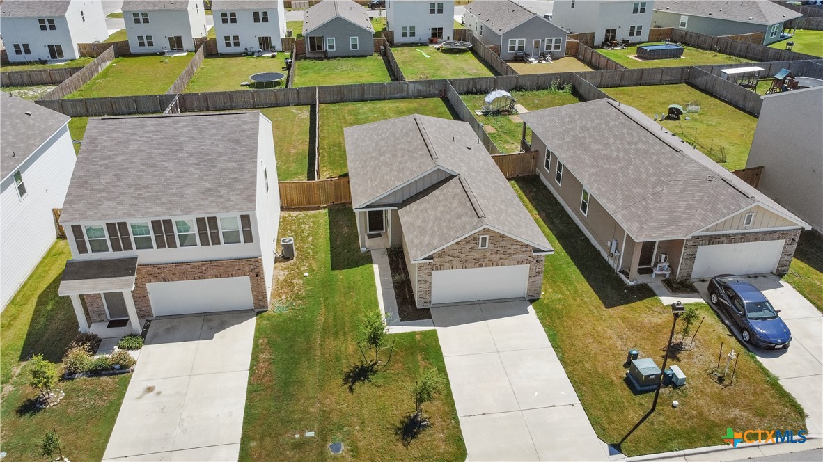 430 Line Of Fire Way Jarrell, TX 76537 - Photo 4 of 28 an aerial view of a house with swimming pool