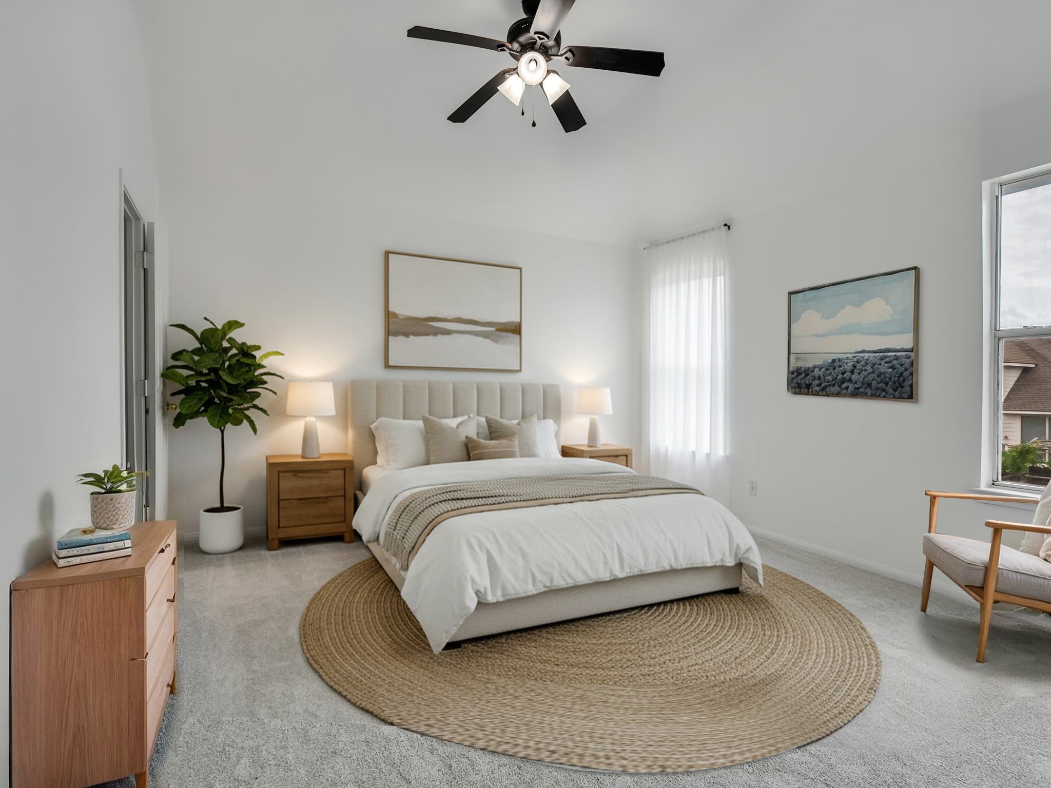 7211 Calcutta Spring Drive Houston, TX 77083 - Photo 7 of 17 Spacious High ceiling master bedroom