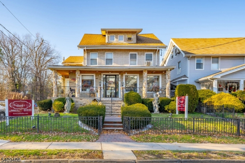 a front view of school