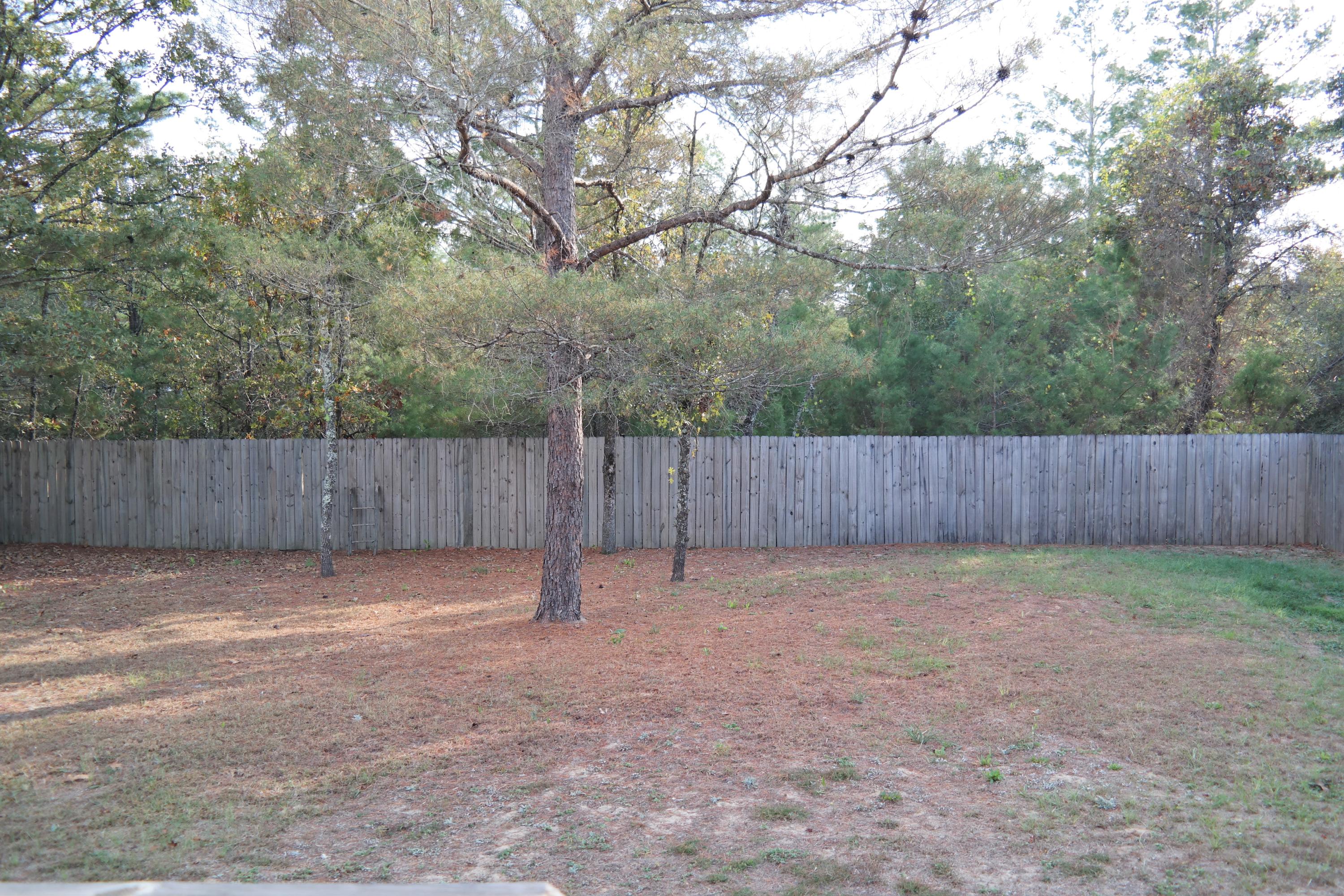 130 Crocus Avenue DeFuniak Springs, FL 32433 - Photo 18 of 24 a view of backyard with wooden fence