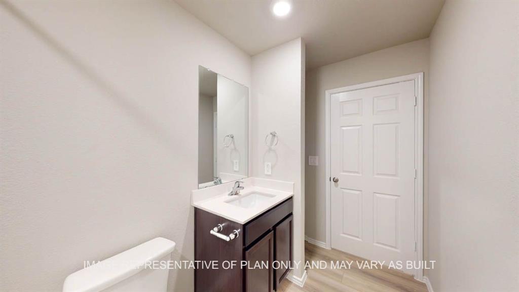 3201 Cyprian Road Lorena, TX 76655 - Photo 19 of 27 a bathroom with a sink and a mirror