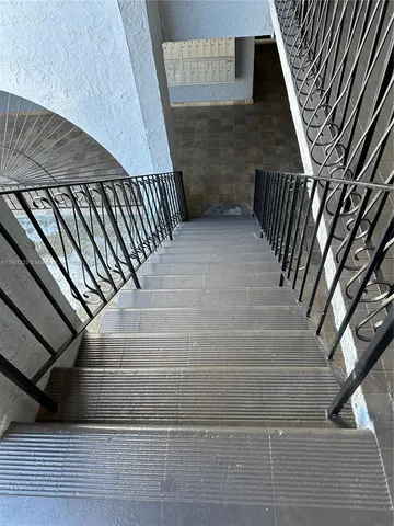 a view of a car garage