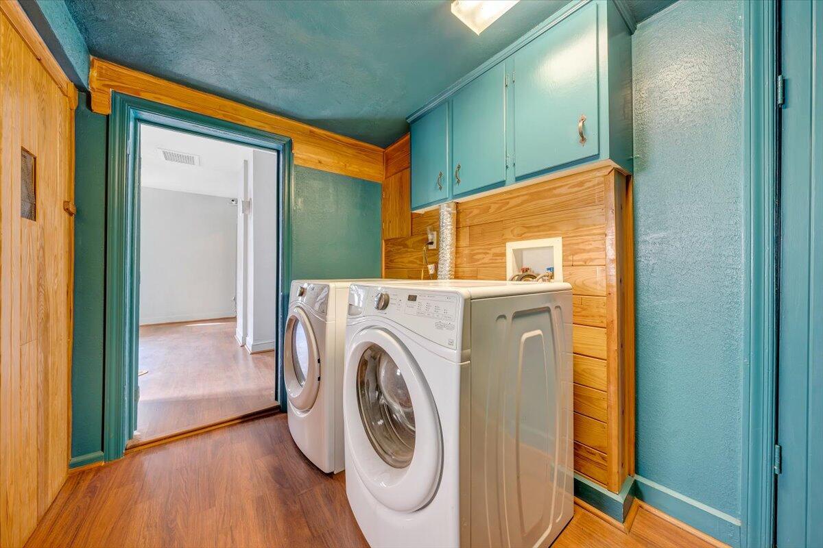 6702 Ferrum Mountain Road Callaway, VA 24067 - Photo 16 of 45 a utility room with dryer and washer