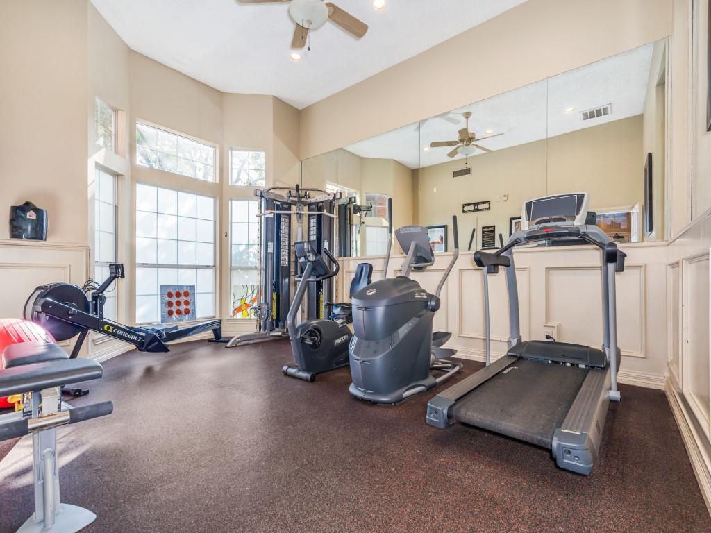 12660 Hillcrest Road, Unit 3206 Dallas, TX 75230 - Photo 26 of 32 Exercise equipment in community room