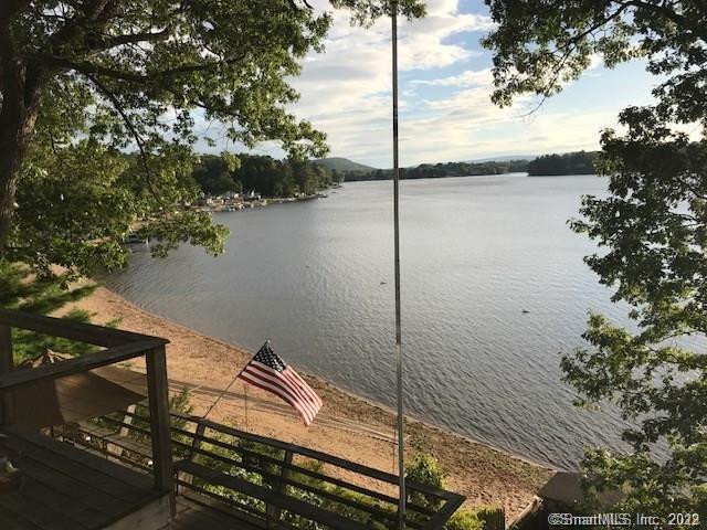 Views Galore with this very special direct waterfront property located on Congamond Lake is West Suffield.