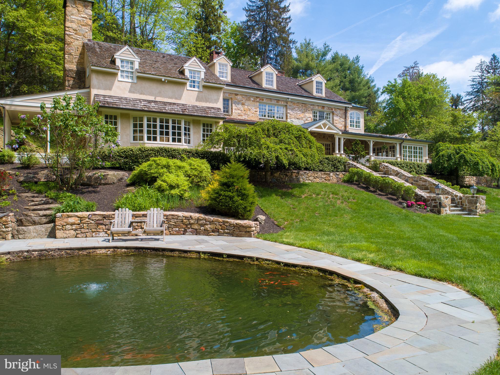 635 Font Road Glenmoore, PA 19343 - Photo 2 of 29 Koi Pond-front exterior