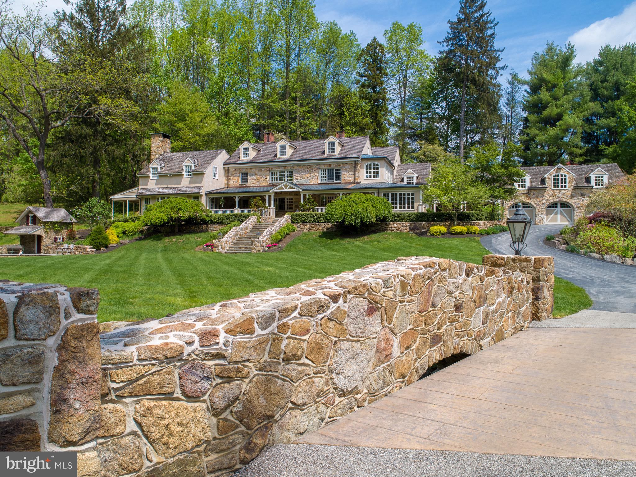 635 Font Road Glenmoore, PA 19343 - Photo 3 of 29 Front Exterior from bridge