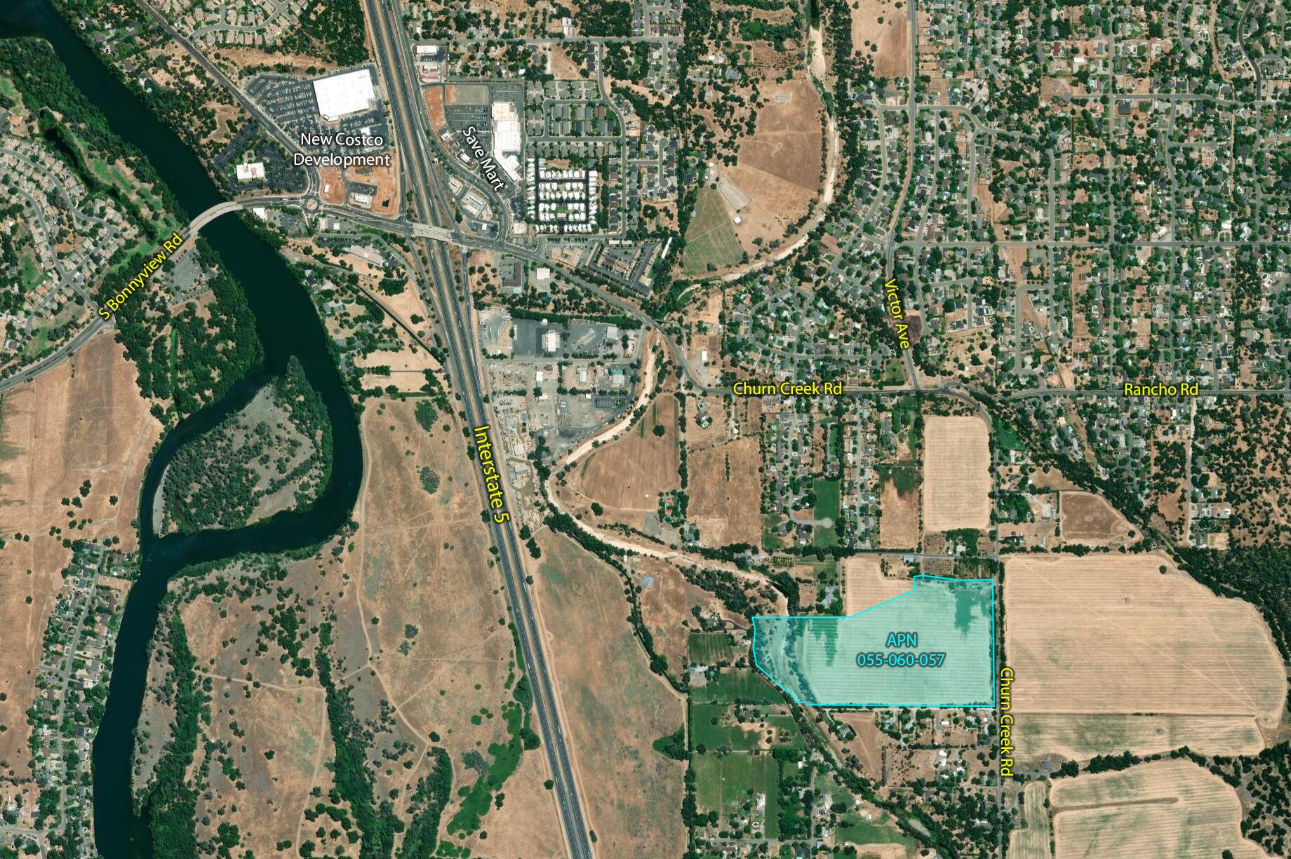 Churn Creek Road Redding, CA 96002 - Photo 5 of 34 Satellite Parcel Overlay-2