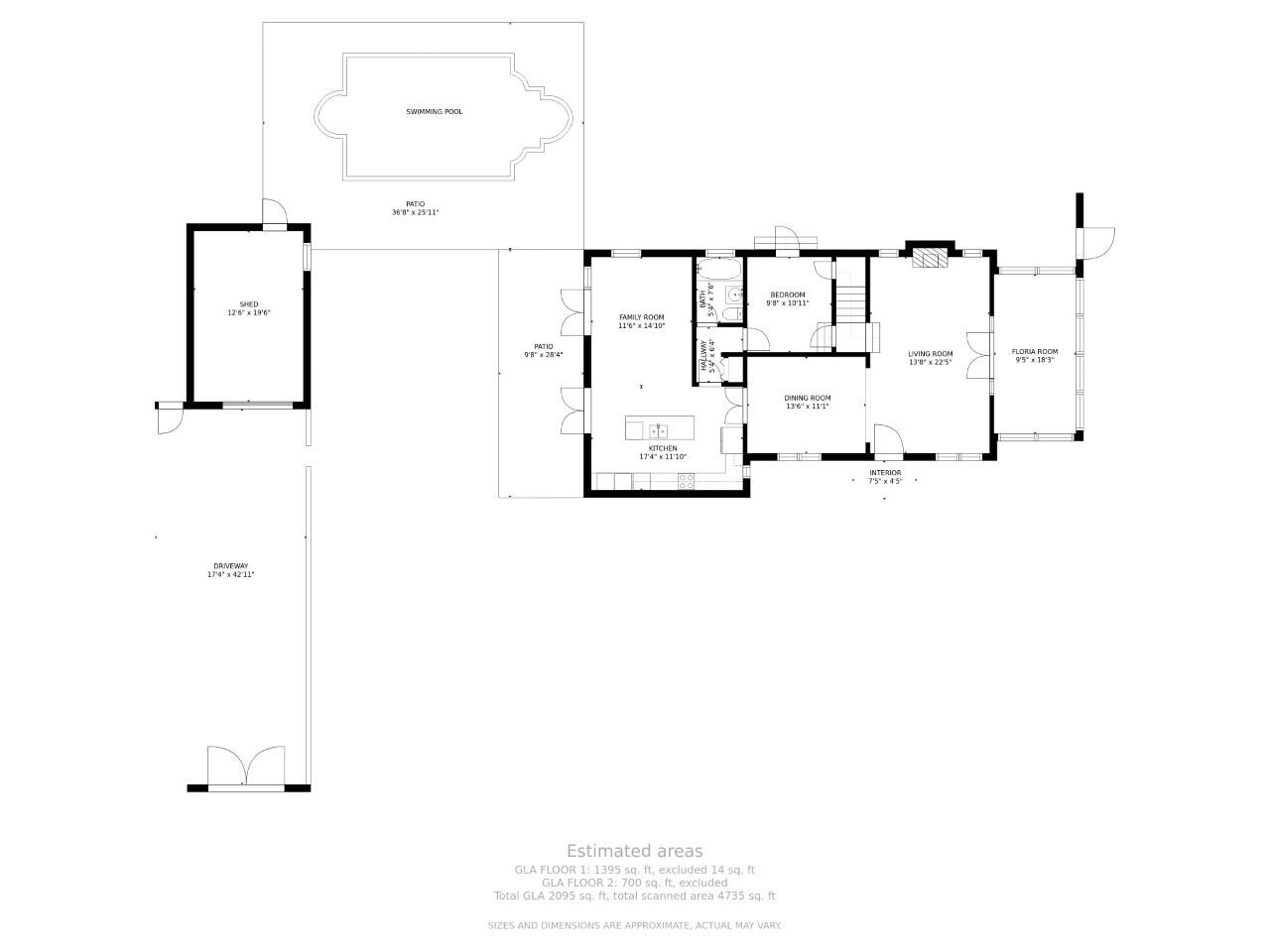 319 Buckingham Road West Palm Beach, FL 33405 - Photo 34 of 35 Floor Plan Main Level