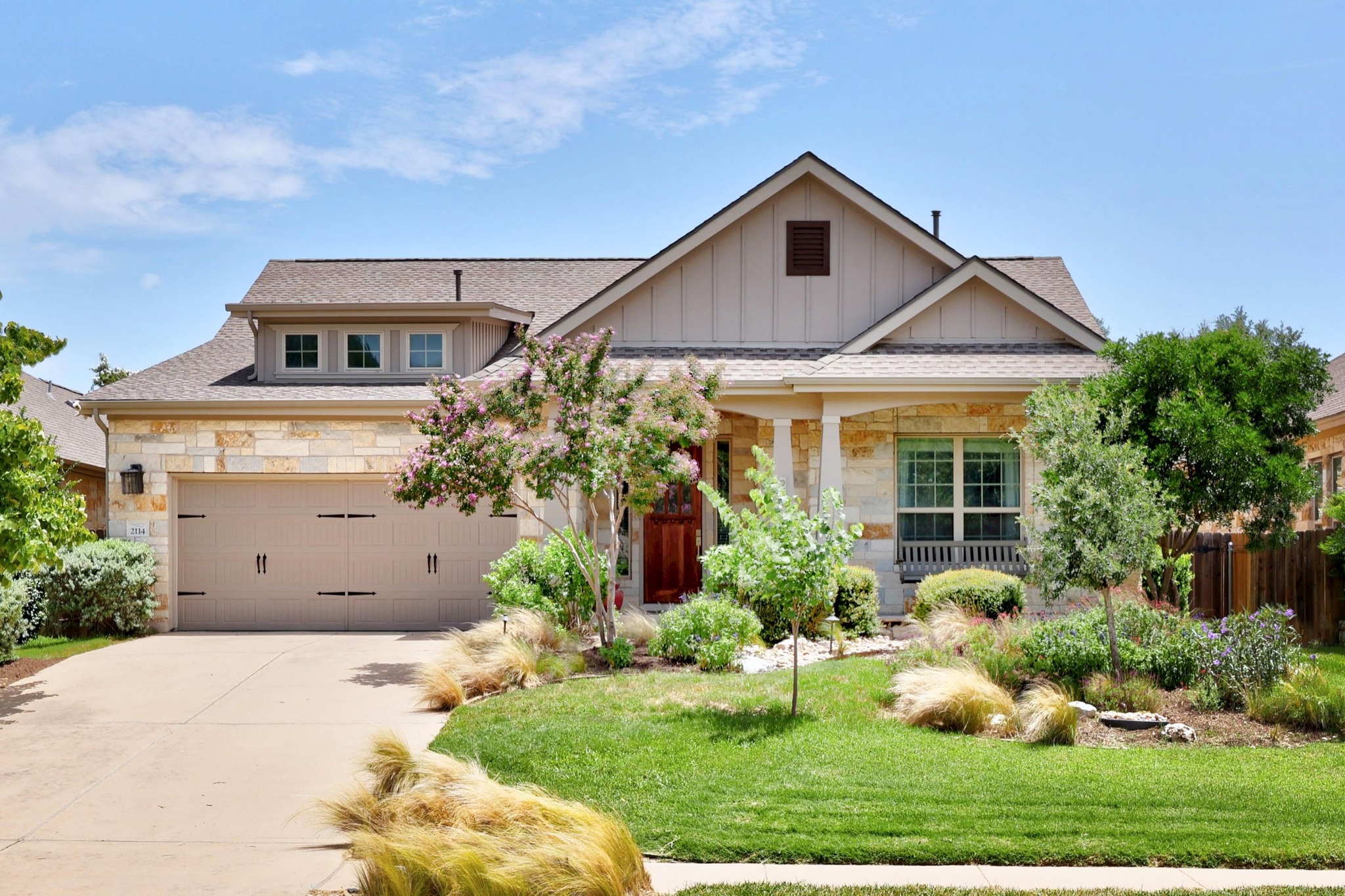 2114 Manada Trail Leander, TX 78641 - Photo 2 of 36 front view of a house with a yard
