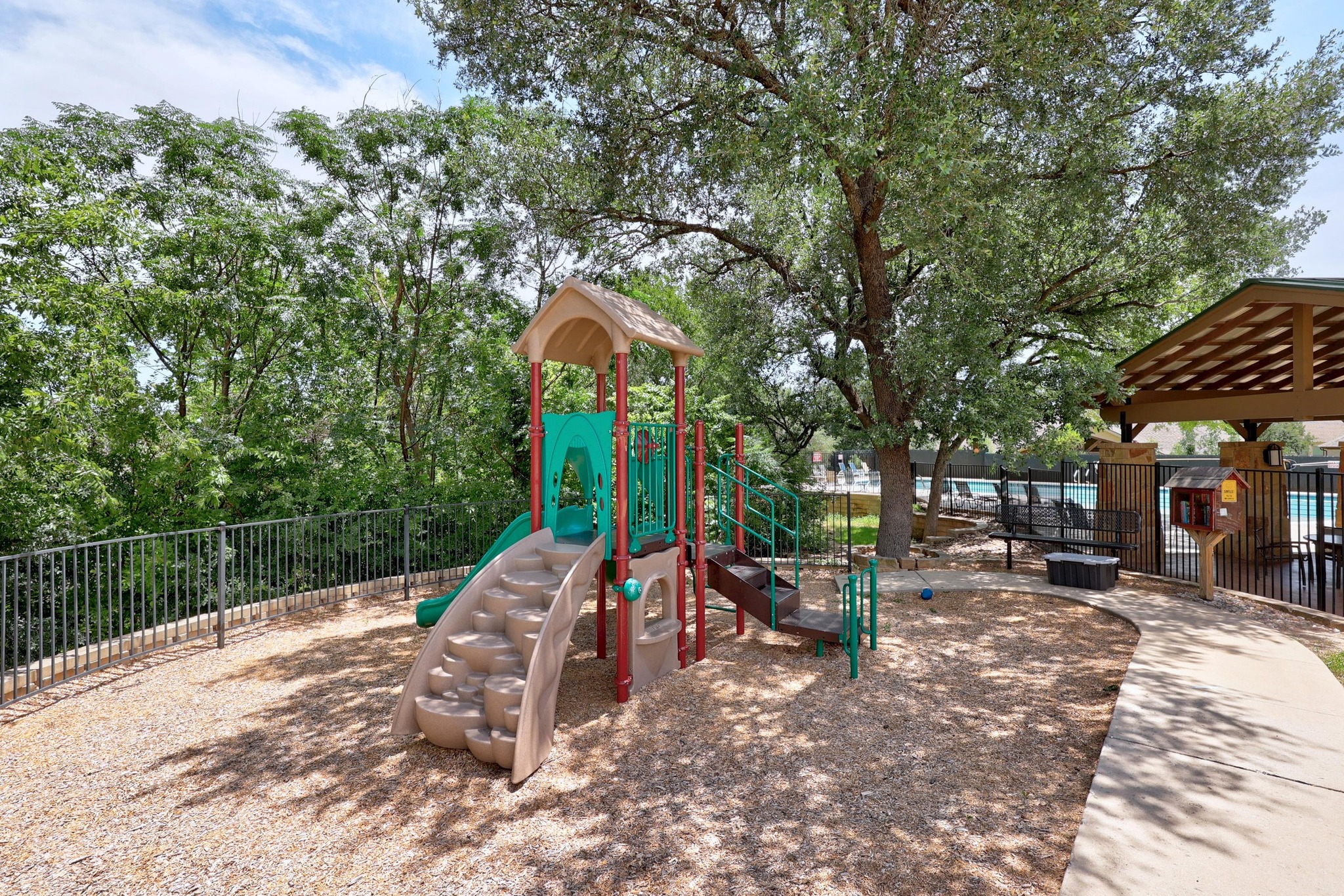 2114 Manada Trail Cedar Park, TX 78641 - Photo 29 of 36 a view of a outdoor space with a patio and sitting area