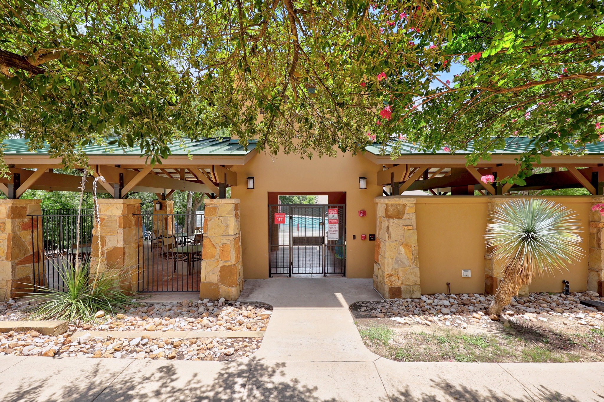 2114 Manada Trail Leander, TX 78641 - Photo 32 of 36 a front view of a house with a yard