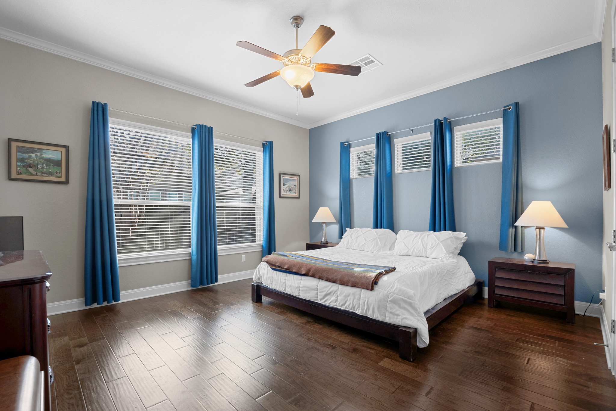 2114 Manada Trail Cedar Park, TX 78641 - Photo 36 of 36 a bedroom with a large bed and a large window