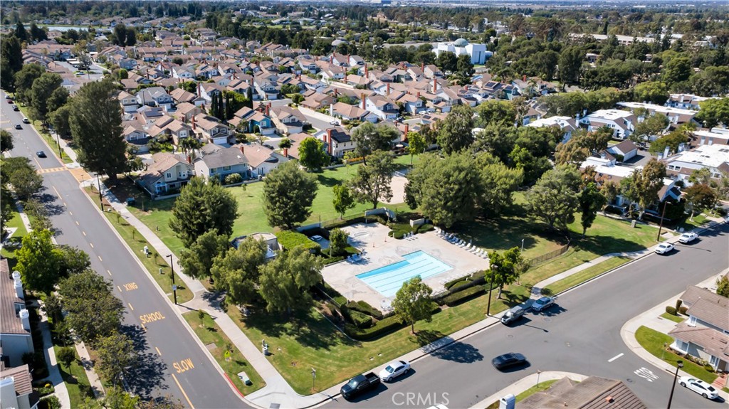 336 Fallingstar Irvine, CA 92614 - Photo 50 of 73 an aerial view of a house with a yard