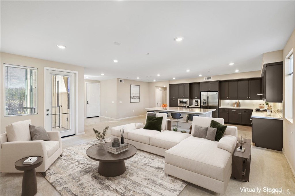 111 Bowery Irvine, CA 92612 - Photo 19 of 20 Modern Floor Plan Virtually Staged