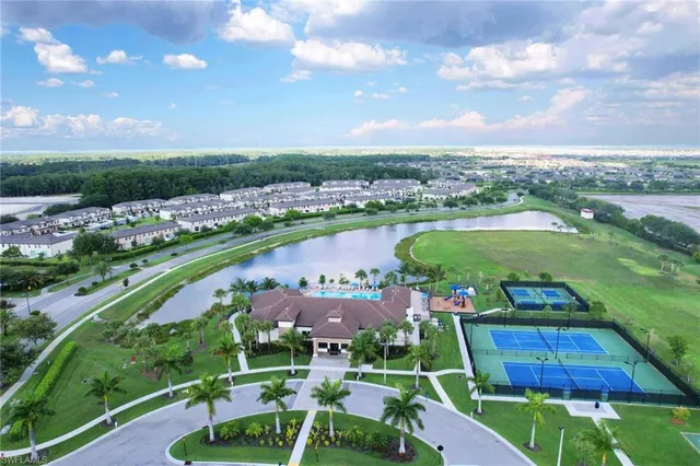 a view of a city and lake view