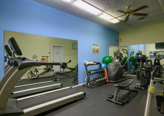 a view of a basketball court
