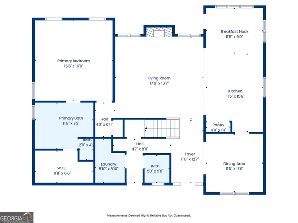 a picture of a floor plan