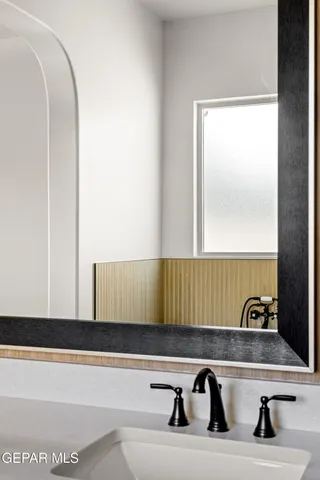 a view of hallway with stairs