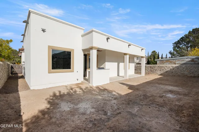 a view of a road with an ocean view