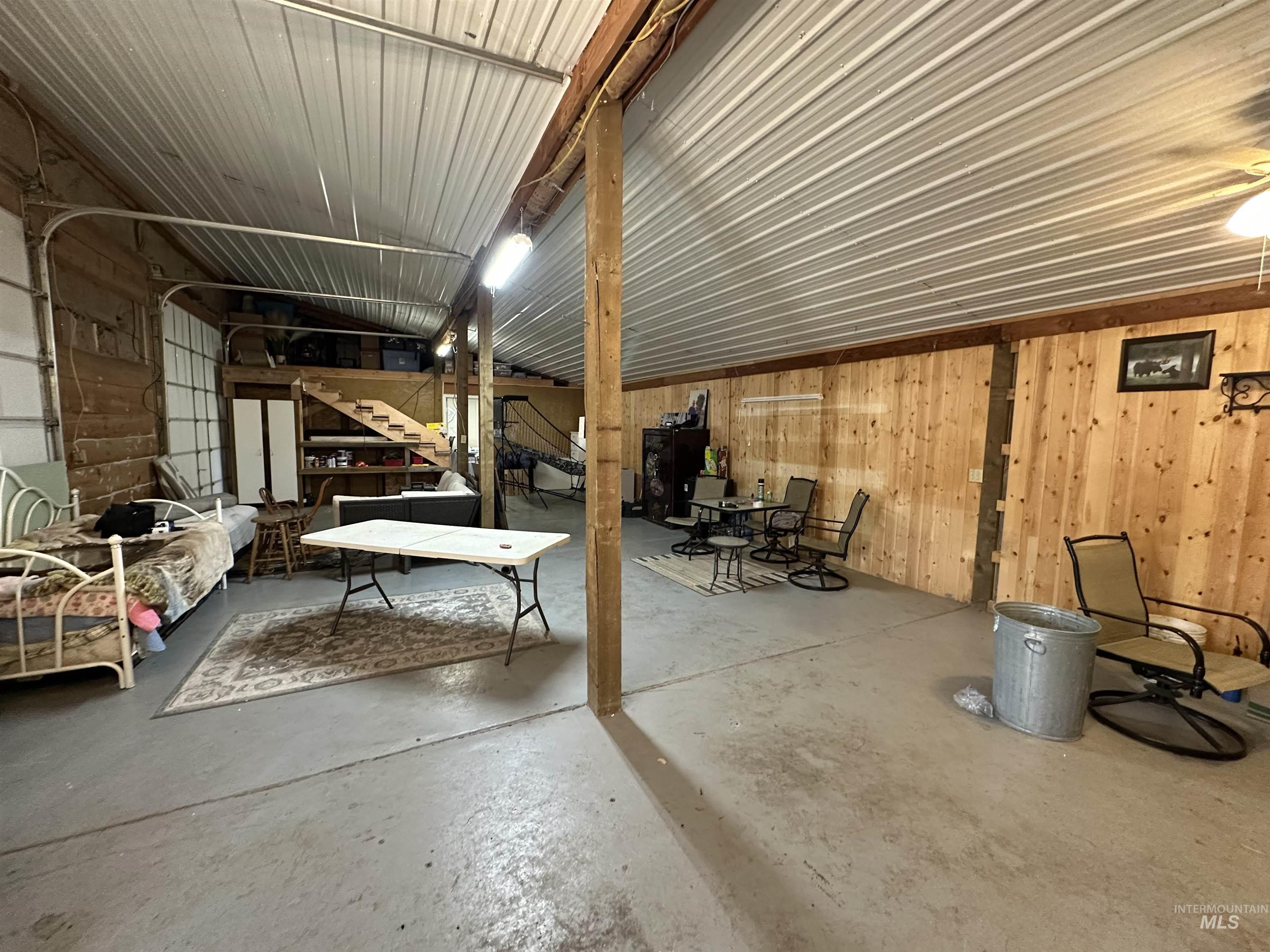 2859 Luke's Gulch Road Stites, ID 83552 - Photo 29 of 48 Misc room with concrete flooring and a garage