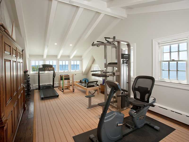 18 Rocky Point Road Rowayton, CT 06853 - Photo 21 of 24 a room with lots of chairs and mirrors