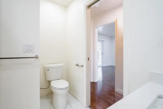 a bathroom with a toilet