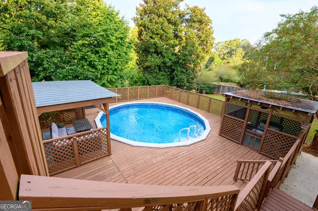 a view of outdoor space deck and patio